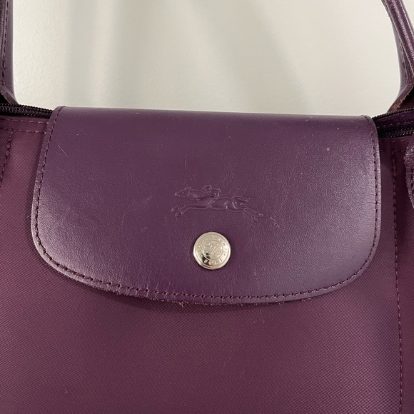 Longchamp Purple Le Pliage Tote - Picture 2 of 8